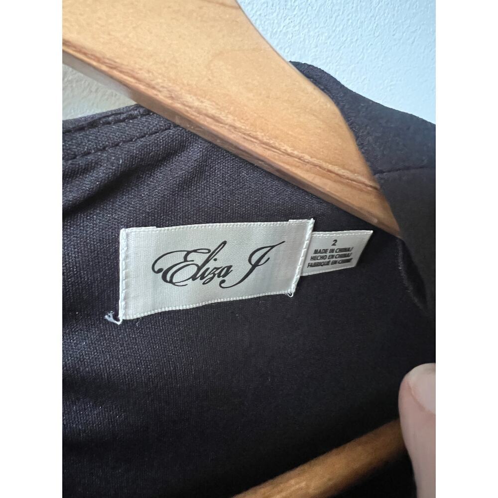 Eliza J Bow long sleeve cocktail dress size 2 - Picture 4 of 6